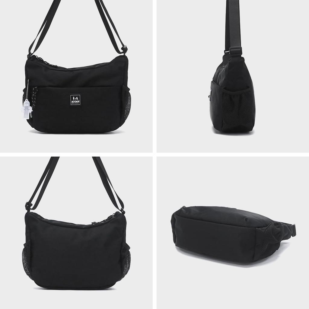 Moomin Shoulder Bag, 4L, RMNL-03, Black