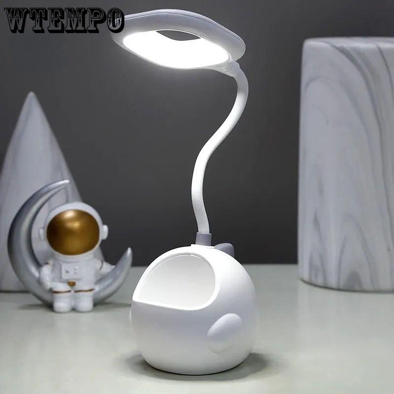 Eye Protection Desk Lamp Desk Student Dormitory Reading Night Light Led Bedroom Bedside Lamp USB Rechargeable Creative Desk Lamp