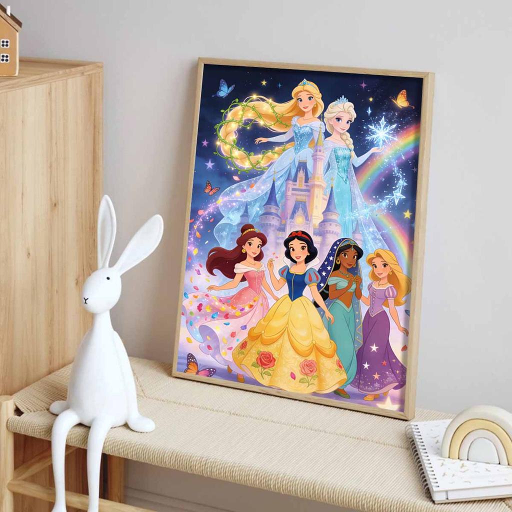 Disney Princesses diamond painting kit handmade diy home decoration for beginners and craft lovers