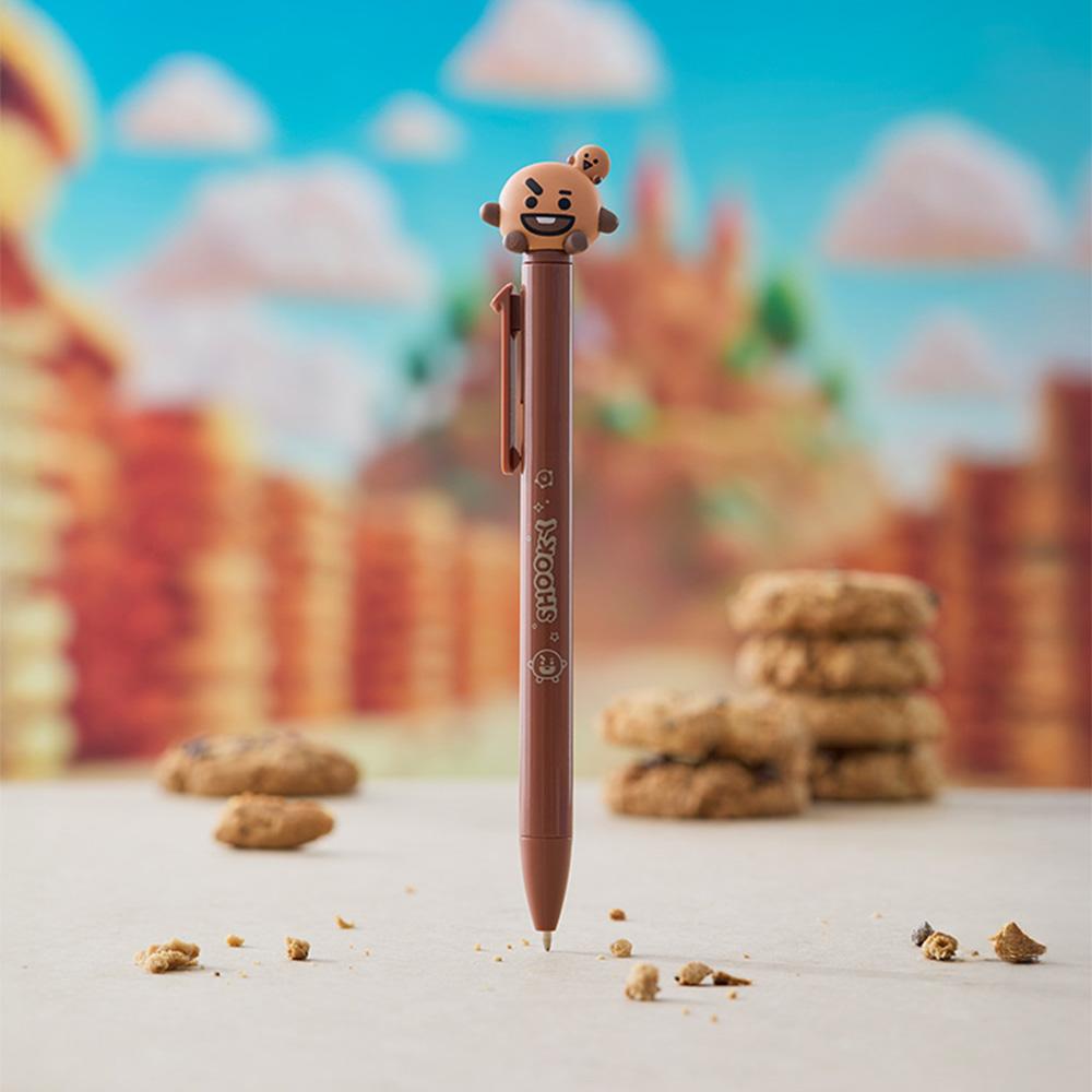 BT21 SHOOKY The King & BAKY Figure Ballpoint Pen
