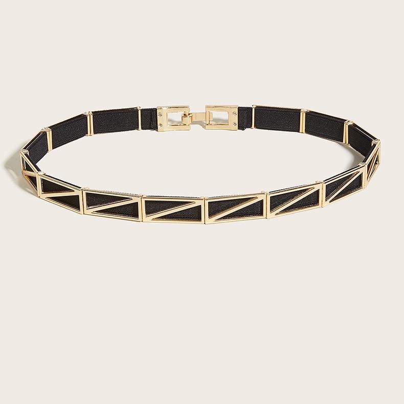 Ceinture Manteau Élastique Accessoires Décoratifs Robe Costume Sceau de Taille Femmes Automne Hiver Tendance Été Noir