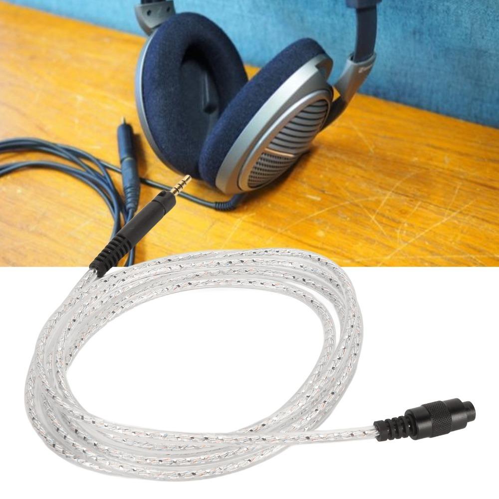 Flexible Silver Plated Earphone Cable for HD518 HD558 HD598 HD569 HD579 HD599 Upgrade Experience