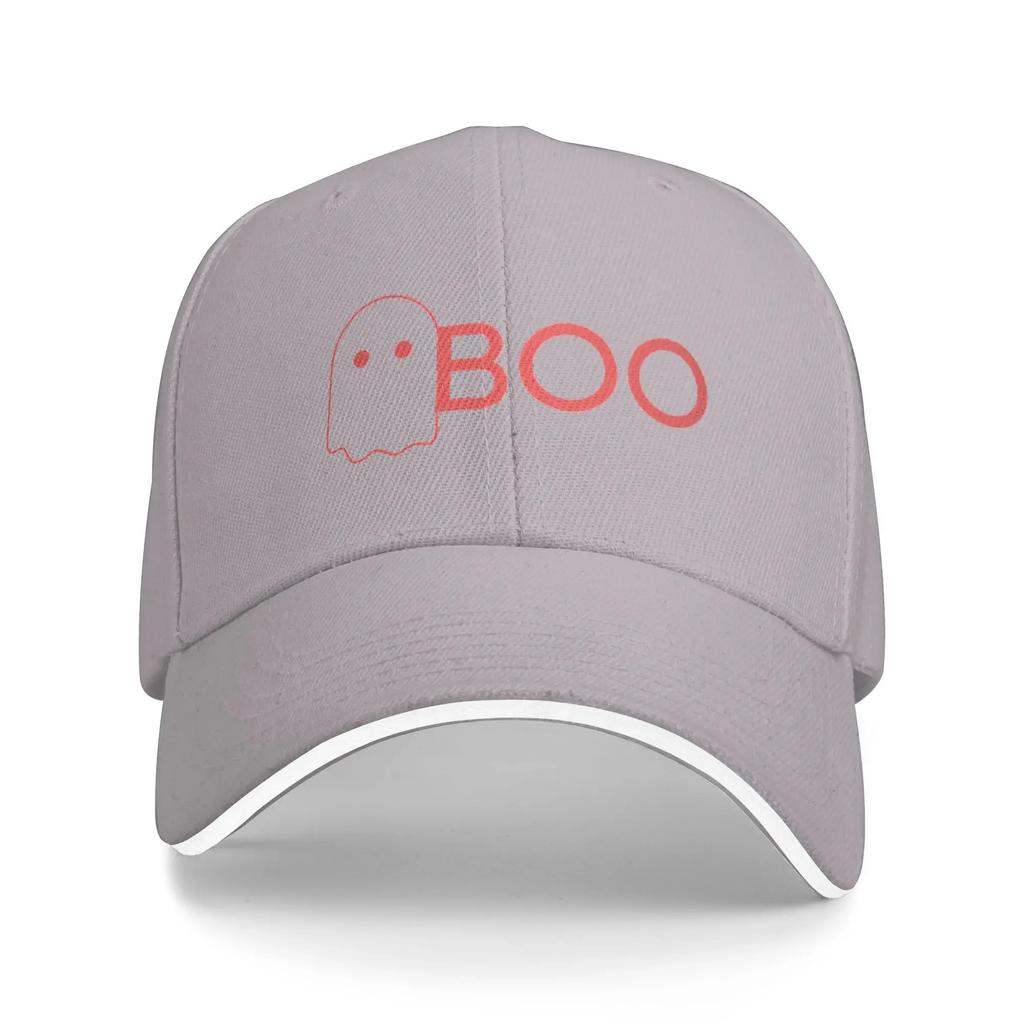 Boo Ghost Of Disapproval Baseball Cap Cute Letter Fitted Retro Unisex Men Trucker Hat Adjustable Print Outdoor Sports Caps Gift