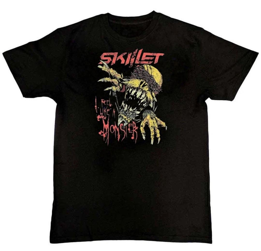 Vtg I Feel Like A Monster Skillet Band Mens T-Shirt S-4XL XL