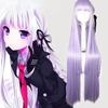 Dangan Ronpa Kyouko Kirigiri Purple Cosplay Wig Long Straight Synthetic Hair Wigs