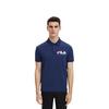 Fila Polo Shirts Men's Glamor Purple Blue Polo Collar Moderate Straight Fit F11M128177F-DB