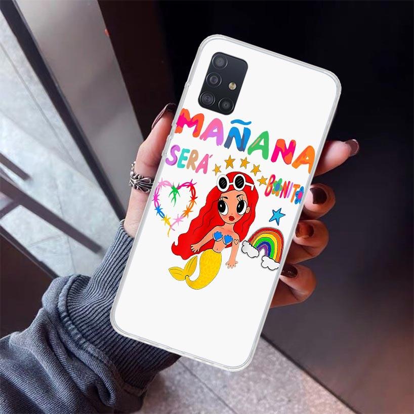 Karolg M-Manana Sera B-Bonito Phone Case For Samsung Galaxy A12 A52S A42 A32 A22 A51 A50 Note 20 Ultra 10 S10 Plus A71 A70 A31 A
