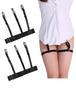 Wesspy Shirt Garter Belt with Clips To Prevent Shirts from Riding Up Women's
