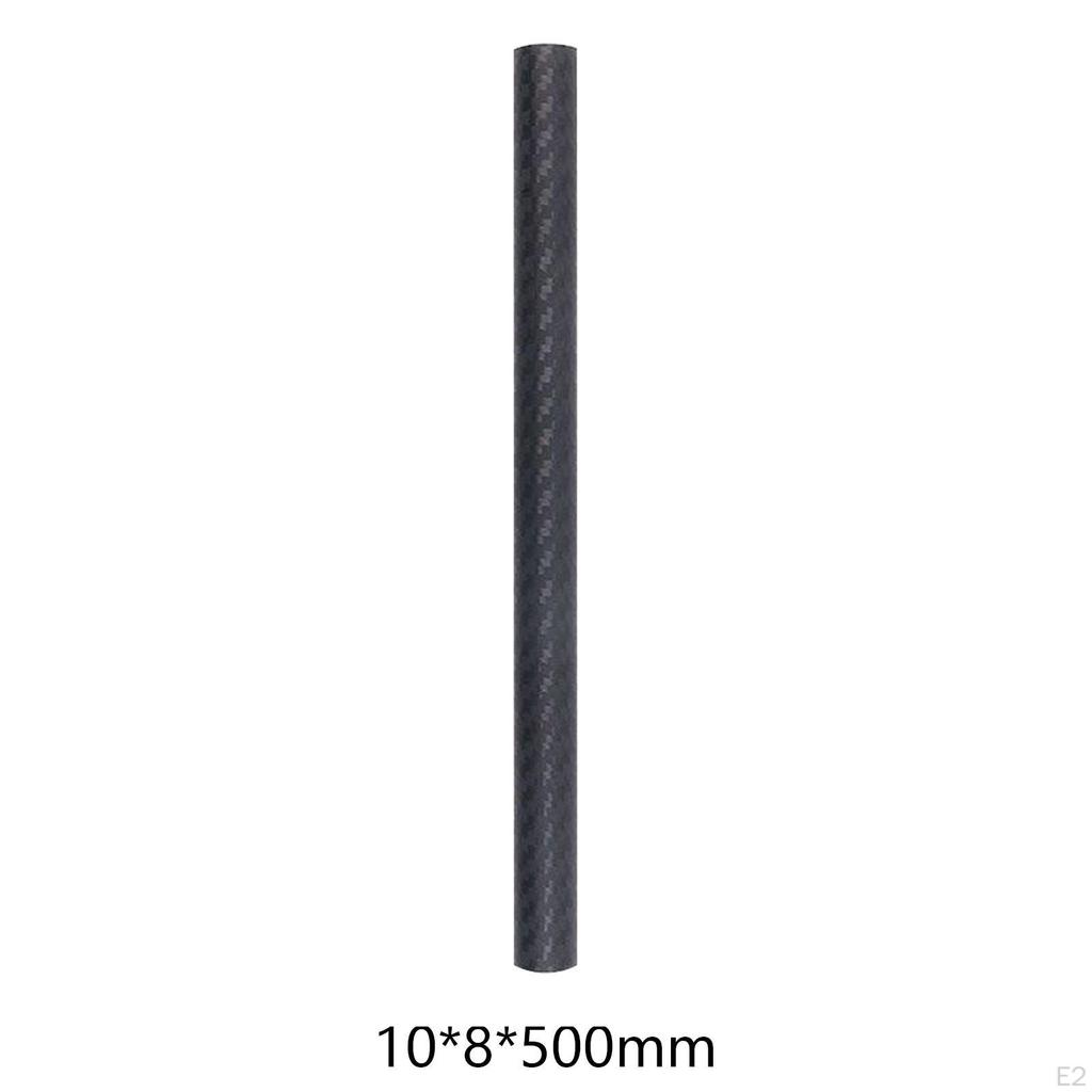 Carbon Fiber Pipe 3K Twill Hose 500mm Round Matte RC Parts Hollow