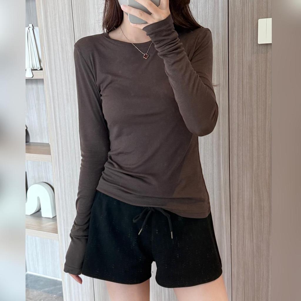 Women's 2026 Summer Lightweight Tencel Sun Protection Slimming Long Sleeve T-Shirt