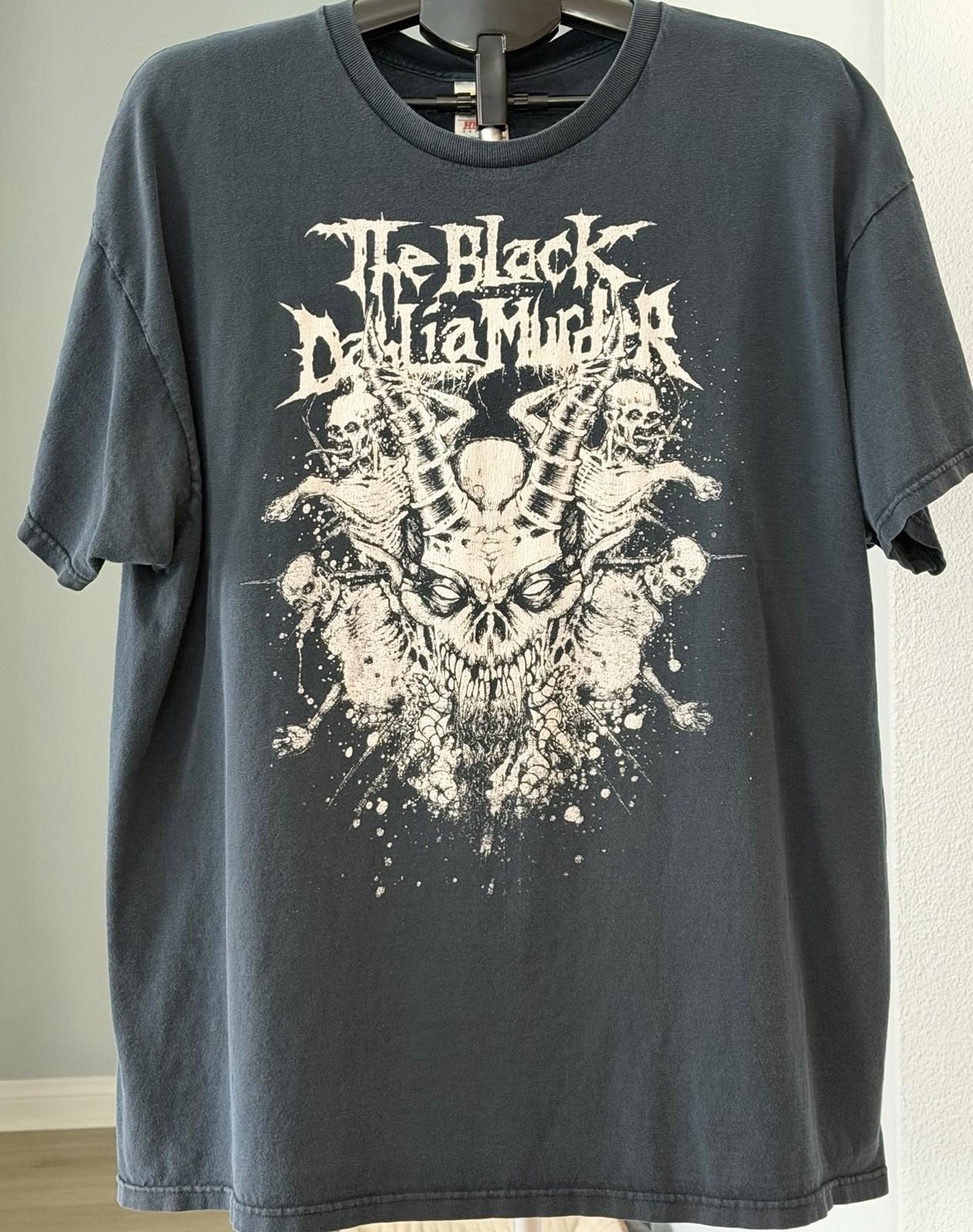 The Black Dahlia Murder Graphic Black Short Sleeve T-Shirt Size XXL Unisex T-Shirt S