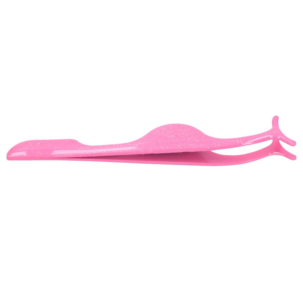 Stainless Steel False Eyelashes Auxiliary Clip Applicator False Eyelash Applicator ToolRose Red