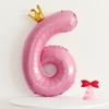 Korean-Style Macaron Color Bow Balloons for Baby Birthday Party Decor