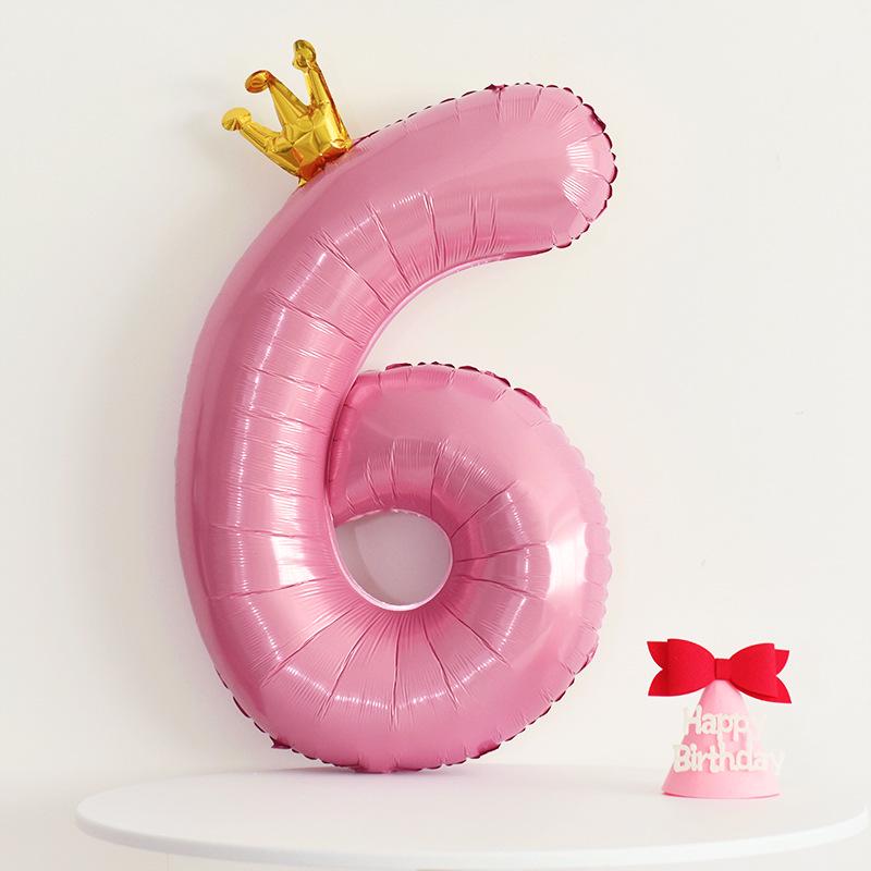 Korean-Style Macaron Color Bow Balloons for Baby Birthday Party Decor