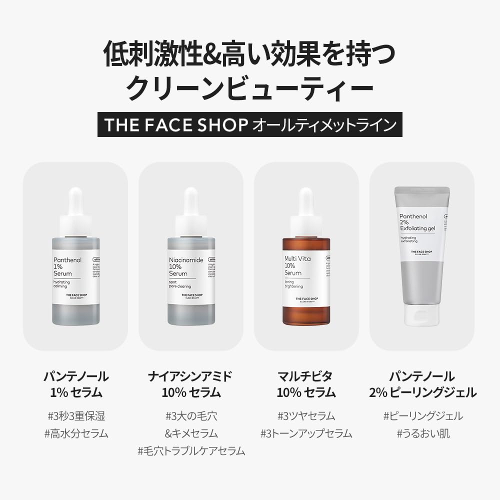 DER GESICHTSLADEN: Ultimate Niacin 10% Serum 30ml, Primer, Peeling, Hautpflege, Anti-Aging-Pflege, Koreanische Kosmetik