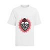 Heiligstes Herz Schädel Flammen T-Shirt Herren Damen Tees Top Herren S-XXXL