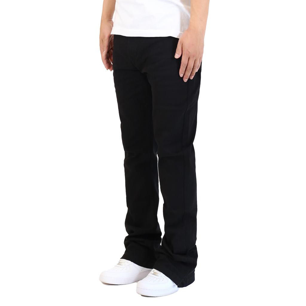 Haipeodenim Jet Black Flare Pants
