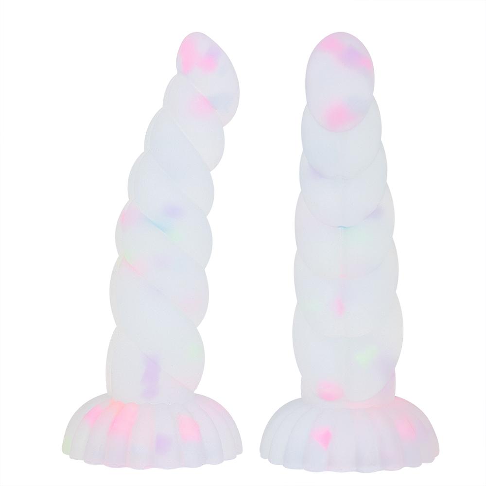 Female Luminous Dildo Masturbator Sexy Toy for Full Girl Skin Feeling Realistic Penis Silicone Suction Cup Dildos