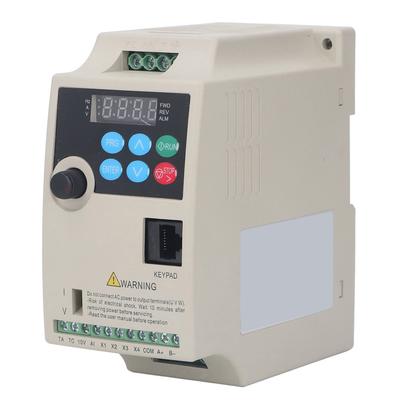 0.4KW 1 In 3 Out Variable Frequency Drive Inverter LED Digital Display 1PH 220‑220V Input 3PH 0‑220V Output Mini