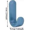 12 Pieces of Self-Adhesive Wall Hooks for Various Uses, Ideal for Organizing and Hanging Items On Your Wall