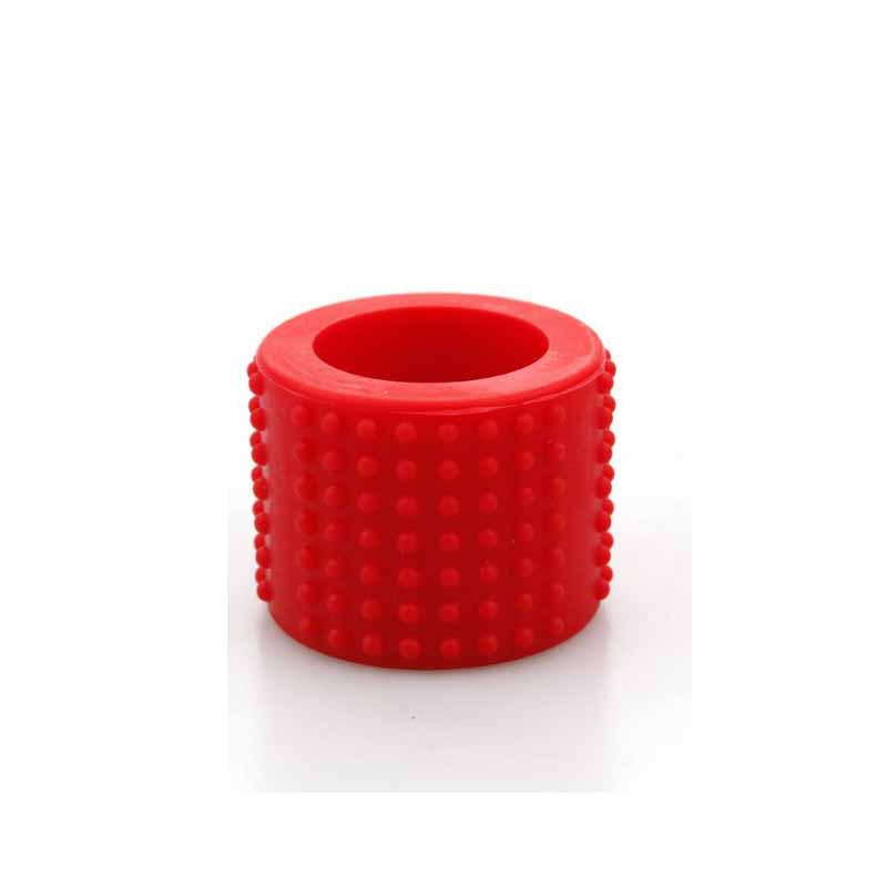 

New Gear Tattoo Silicone Grip - 25mm Elastic, Heat-Resistant Handle Cover красный