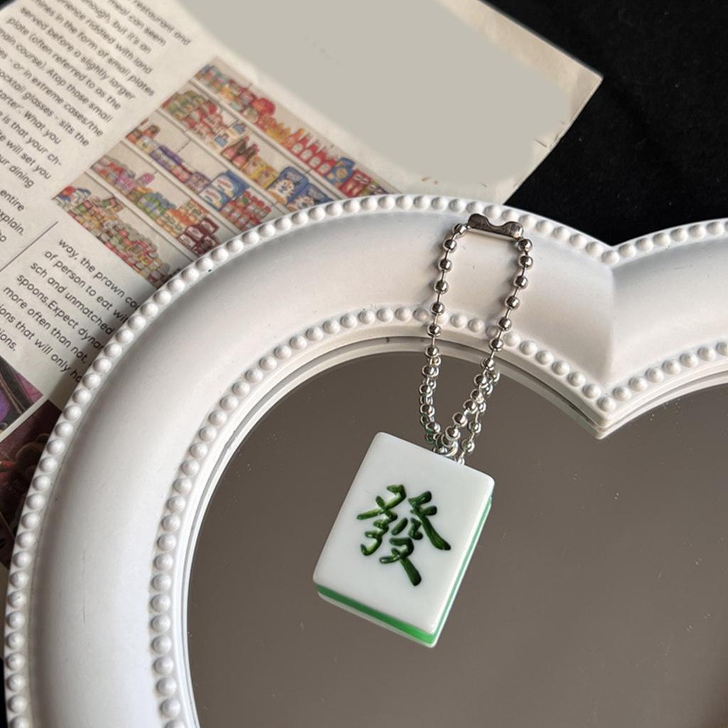 Beautiful Mahjong Pendants Drop Glue Silicone Mold for Mahjong Pendants Delicate Fortune Mahjong Mold for Decorations