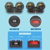 5/12/24V Electric Car Fan Dual Head Mini Air Circulators 360 Rotatable 2 Speed USB for Car Truck SUV RV Cranes