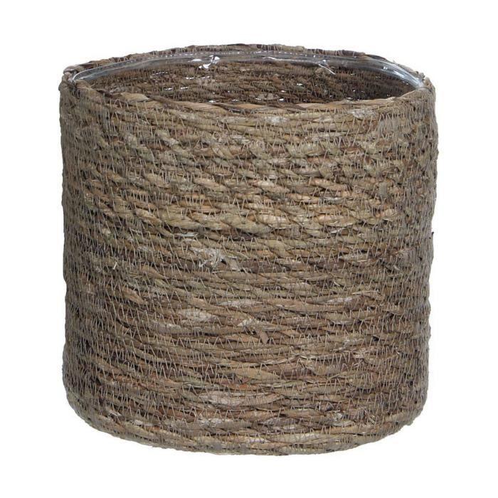 Panier - Mica Decorations - Atlantic - Marron - Osier - 16 X 16 Cm