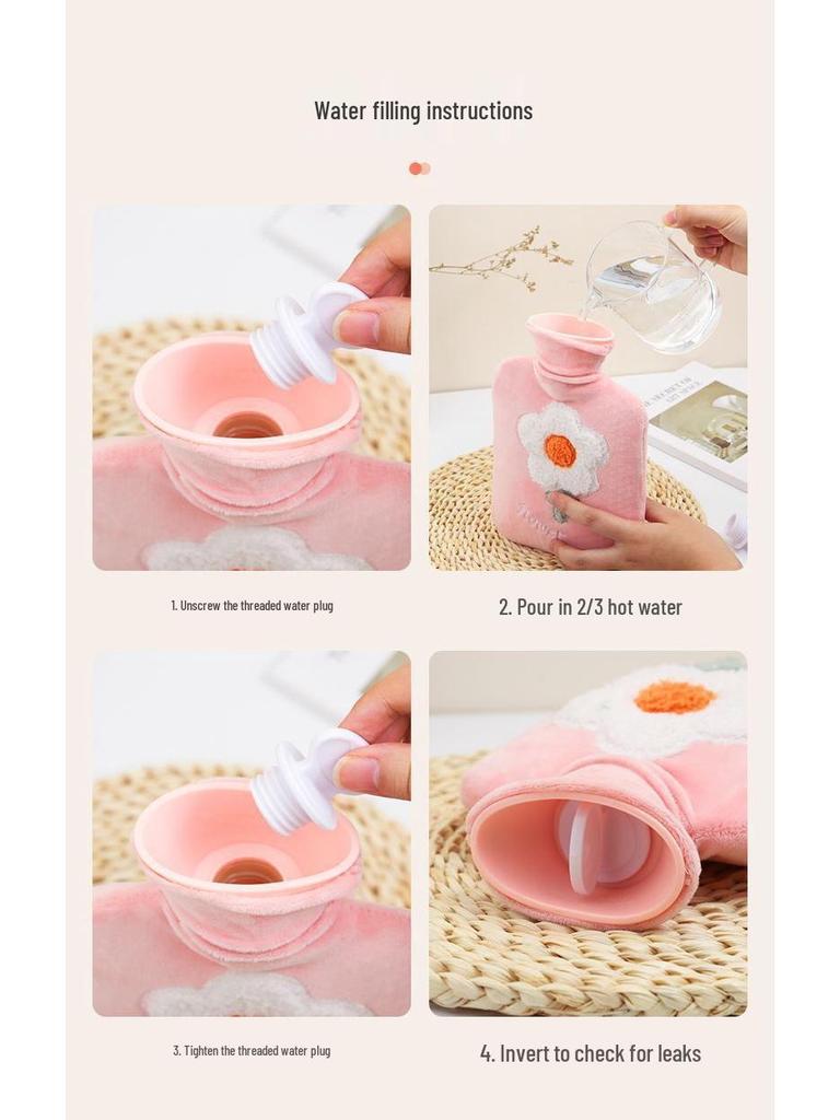 Thickened Explosion-Proof Hot Water Bottle Hand & Baby Warmer for Winter