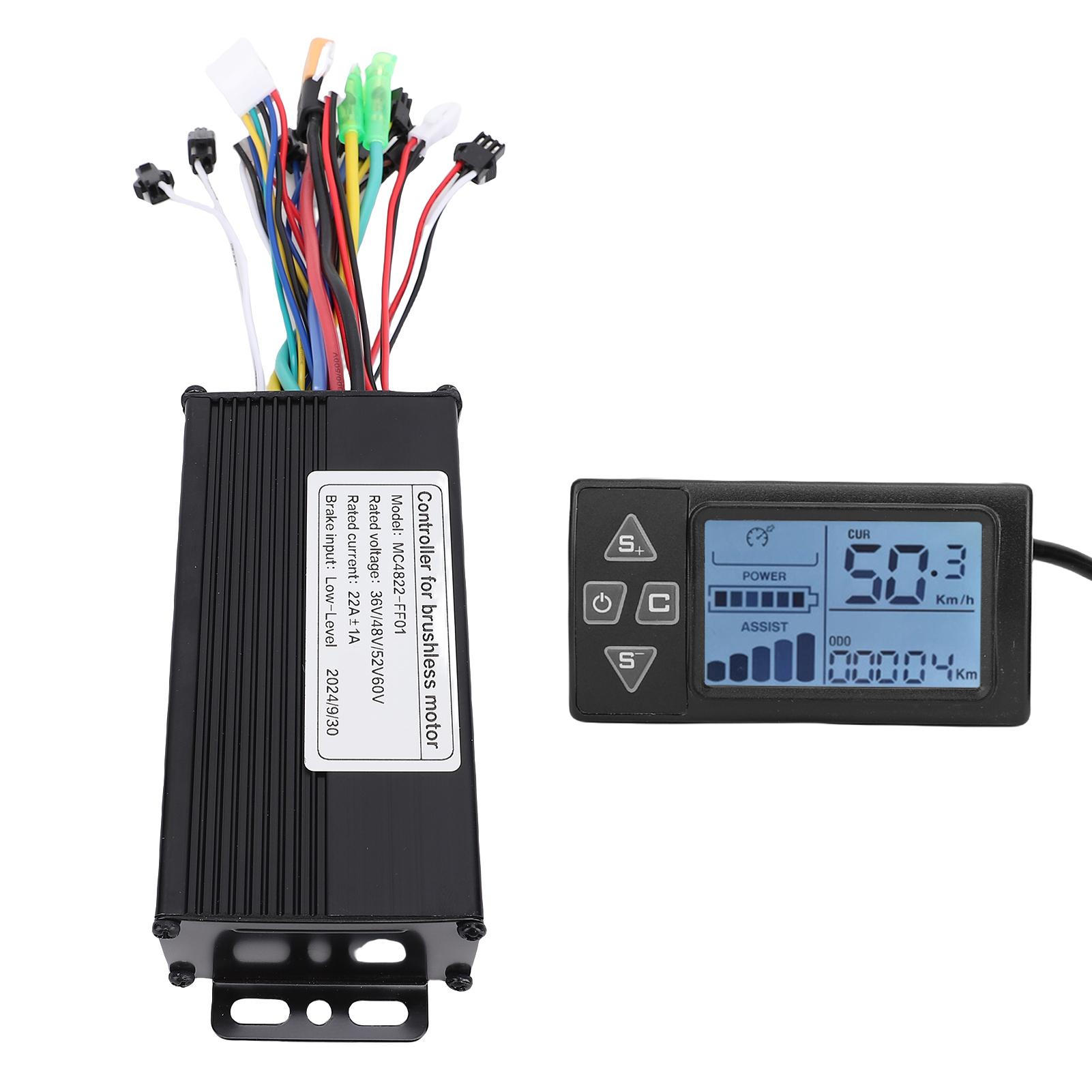 

Контроллер синусоидальной волны 22A с 3 режимами и ЖК-дисплеем S861 для модификации электровелосипеда