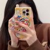 Cute Gourmet Crayon Small New Application Iphone16promax Mobile Phone Case Apple 16 Love Mirror Holder Case