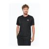 adidas T Shirts Men's Black Crew Neck Moderate Straight Fit AZ4076