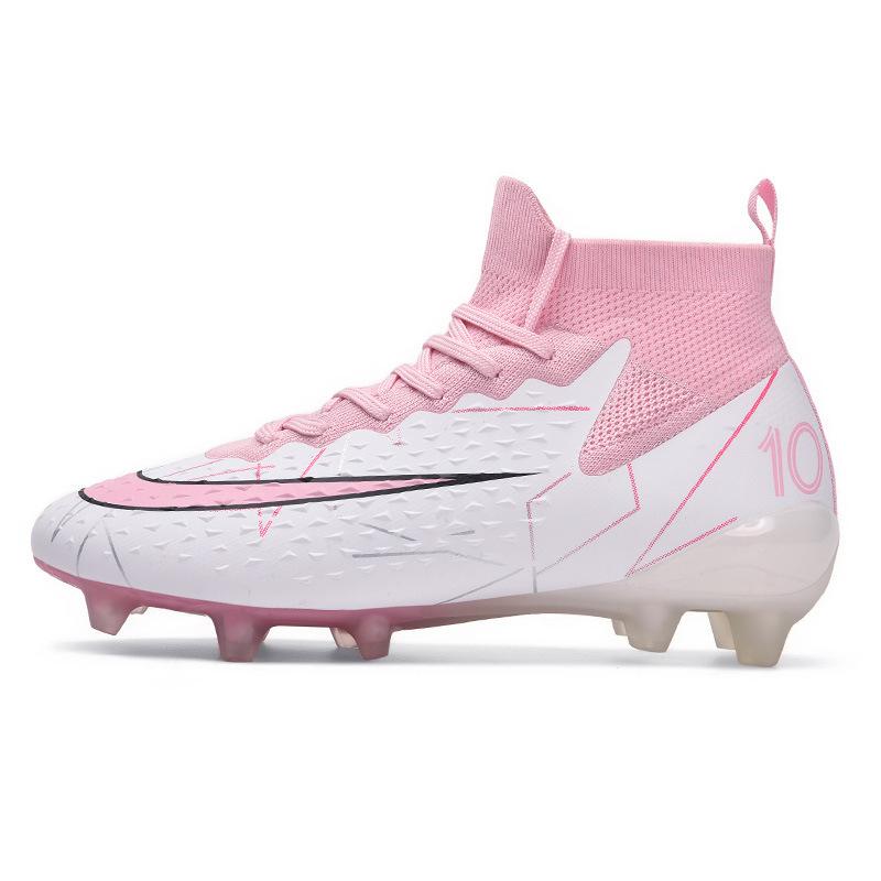 2025 seamless football shoes tf broken nails artificial turf AG nails boys and girls adolescent student training shoes