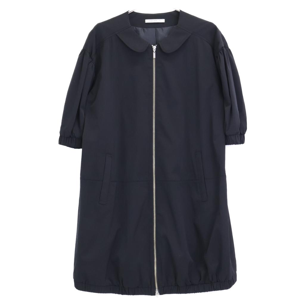 FOXEY NEW YORK 37720 Black Raincoat Dress Coat 38 blackUsed