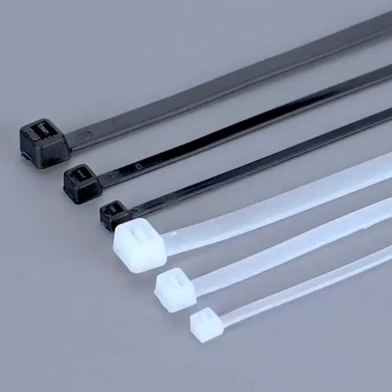 500/100 Stück Großhandel Kunststoff Nylon Kabelbinder Selbstsichernde Kordelriemen Verstellbare Kabel Befestigungsschlaufe Heim Büro Draht Kabelbinder