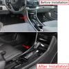 2Pcs ABS Carbon Fiber Central Console Gear Shift Side Strip Panel Trim For Honda Accord 2013 2014 2015 2016 2017