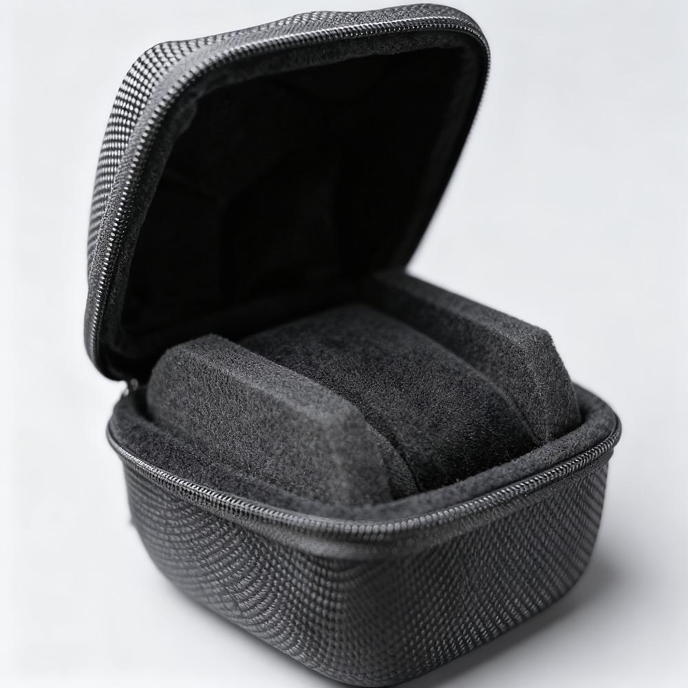 

Single Watch Case Hard Shell Suitable for Watches with Soft Foam Pillow & Handle,Travel, Gif,Cover for Watch Display Showcase чорний