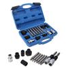 13 Pcs Alternator Engine Auto Tool Set Metal Alloy Alternator Pulley Removal Tool Fitting For Auto Vehicles