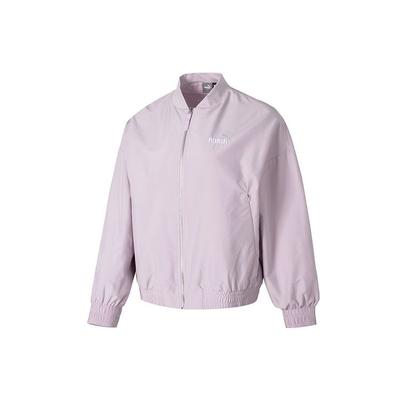 Μονόχρωμο λογότυπο Sports Fitness Trainning Woven Jacket Γυναικείο Μπουφάν Μωβ 626021-60