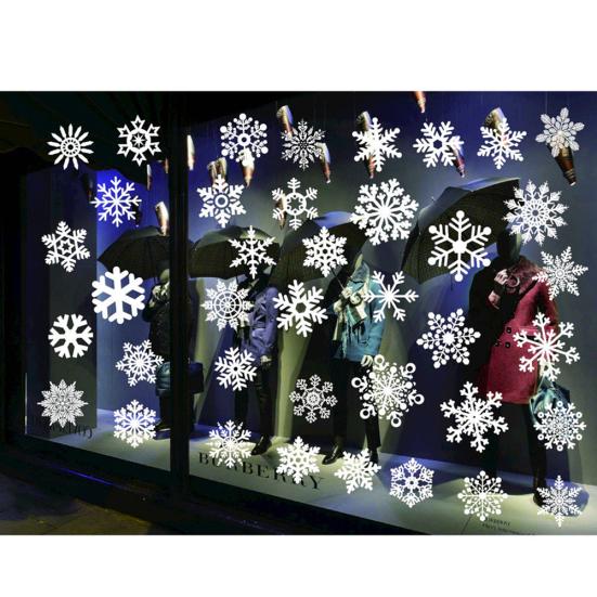 Christmas Decoration Wall Window Glass Xmas Stickers Decal Patch Home Decor