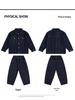 Boys' Preppy Style Denim Two-Piece: Warm Fleece-Lined Coat & Pants - 2025 Autumn/Winter Collection