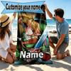 Custom Name Personalized The Legend of Zelda Print Beach Towel, for Trip Camping Beach Party Home Decor, Birthday Gift for Family & Friends