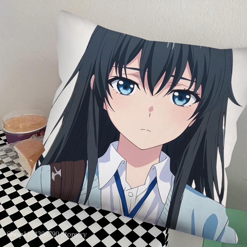 Yukinoshita Yukino Animation Meine romantische Komödie aus der Jugendzeit Kissenbezug Quadratisches Kissen Schlafzimmer Sofa Auto Wohnzimmer Heimdekoration