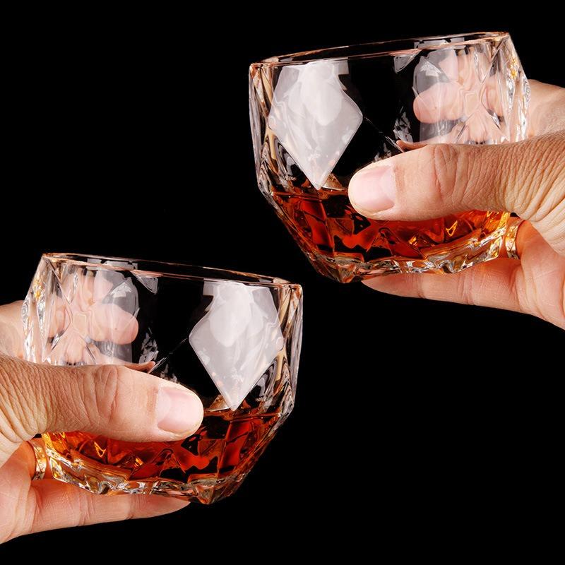 Crystal Whiskey Cup Home Bar Beer Water&Party Hotel Wedding Glasses Gift Beverages