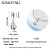 Original Copper Charms Luxury Blue Fun Cute Shark Pendant Beads Fit Bracelet Diy Women Making Delicate Gift