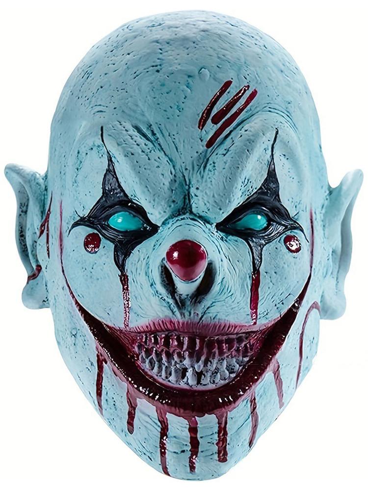 Scary Terrifier 3 Cosplay Mask Halloween Clown Latex Adult Bloody Terrifier Mask Headgear Party Costume Props Adult One Size