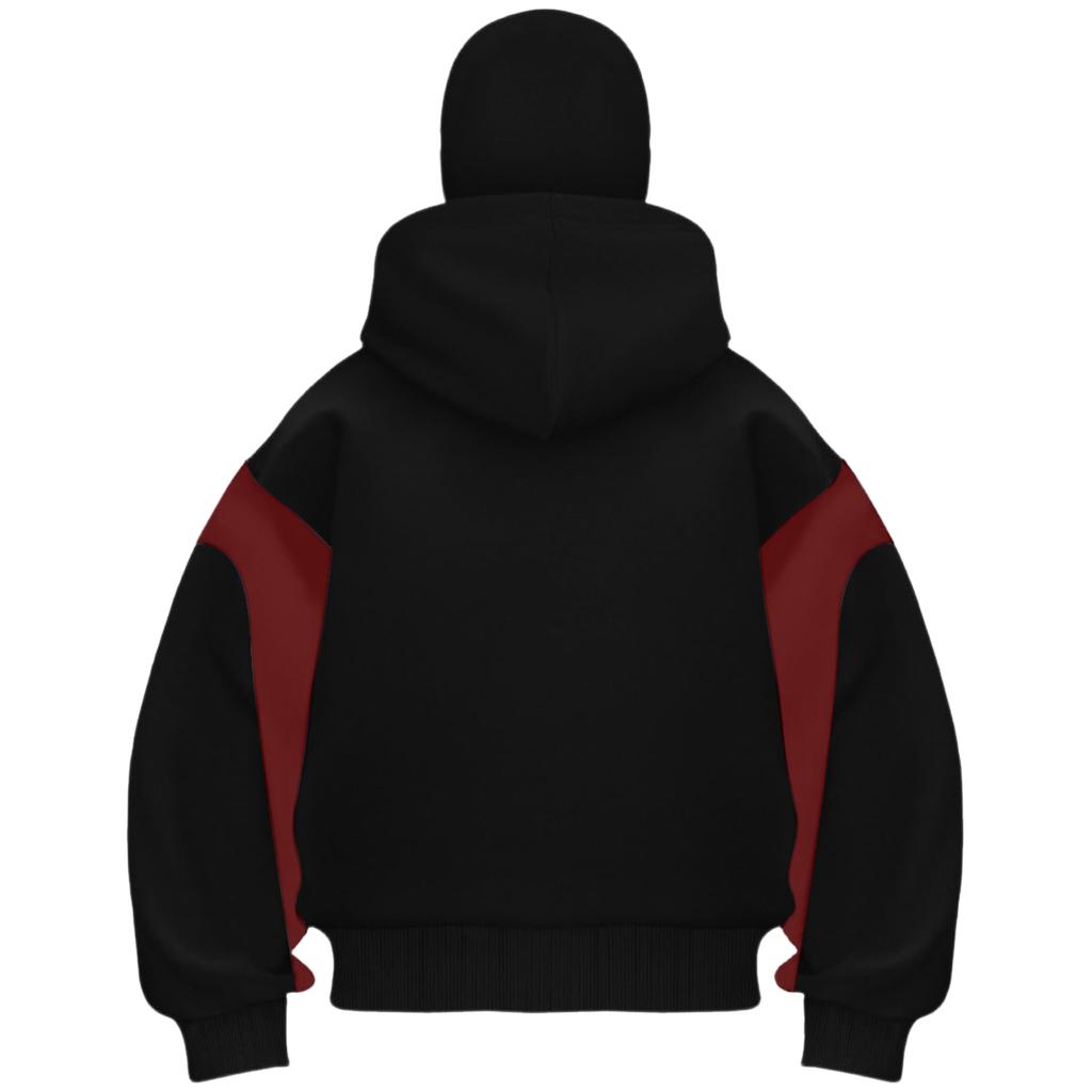 Mens Balaclava Hoodie Double Hooded Zip Jacket Spring Hoodie For Men Windproof Streetwear