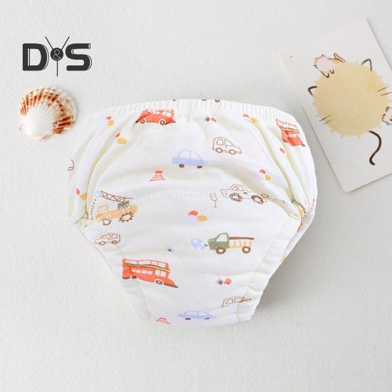 6 шт. Білизна для привчання до горщика Дитячі підгузники Непротікають Трусики для привчання до туалету Регульовані гумки Штани для сечі для малюків