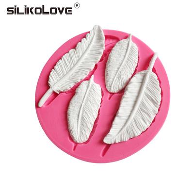 Silicone Mold Birds Feathers Chocolate DIY Fondant Cake Decorating Lace Border Kitchen Baking Tools