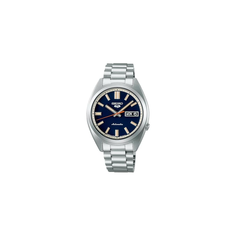 

Seiko 5 Sports SBSA253 Men s Mechanical Automatic Watch Blue Dial Stainless Steel Calendar Display See-Through Case Back